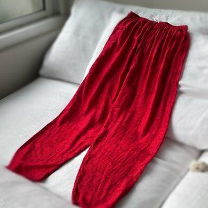 Bohemian Bliss: Thai Red Elephant Harem Pants (New!)
